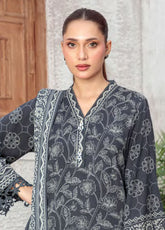 LSM Lakhany Printed Pashmina 3 Piece Unstitched Suit LSM25PP D-LG-IZ-0511-C